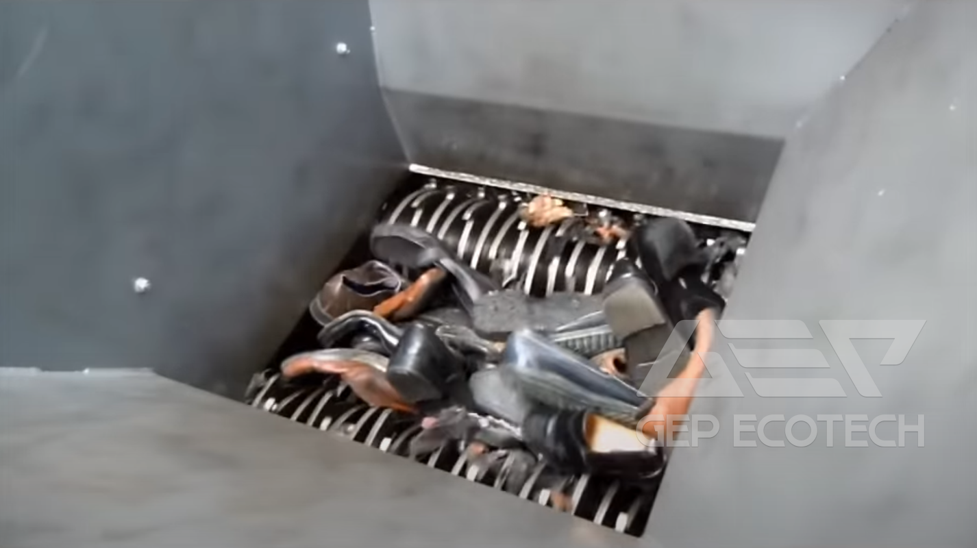 used shoes shredding used shoes shredding